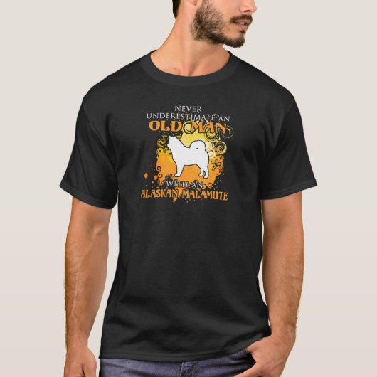 Liebe Alaskan Malamute Funny Geschenk T-Shirt (Vorderseite)