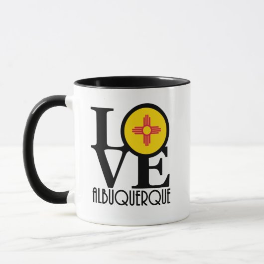 LIEBE Albuquerque 11oz Tasse (Links)