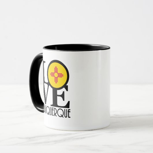 LIEBE Albuquerque 11oz Tasse (Vorderseite Links)