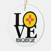 LIEBE Albuquerque Keramik Ornament (Links)
