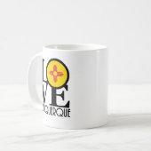 LIEBE Albuquerque NM 11oz Kaffeetasse (Vorderseite Links)