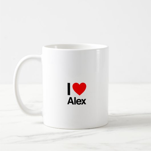 Liebe alex kaffeetasse (Links)
