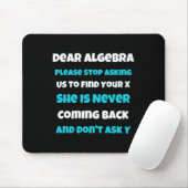 Liebe Algebra Fun sarkastische Schule Sprichwort f Mousepad (Mit Mouse)