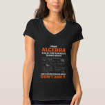 Liebe Algebra Zahlen Funny Mathematics Geschenk T-Shirt<br><div class="desc">Dieses "Liebes Algebra Numbers Funny Mathematics Gift" ist das perfekte Design für Algebra und Mathe Fans. Eine tolle Geschenkidee für Weihnachten,  Geburtstage und alle Gelegenheiten.</div>