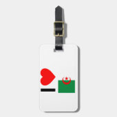 Liebe Algerie Gepäckanhänger (Vorderseite vertikal)