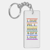 Liebe Alle Arten von Liebe Schlüsselanhänger (Vorderseite links)