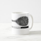 "Liebe alle" Tennis-Tasse Kaffeetasse (VorderseiteRechts)