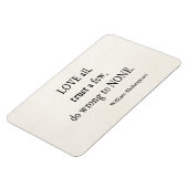 Liebe Alle Vertrauen nur wenige falsche kein Shake Magnet (Linke Seite)