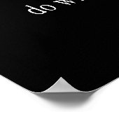 Liebe Alle Vertrauen nur wenige falsche kein Shake Poster (Ecke)