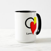 Liebe aller Formen und Farben Tasse (VorderseiteRechts)