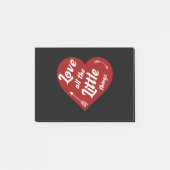 Liebe aller kleinen Dinge, die Design Post-it Klebezettel (Vorderseite)