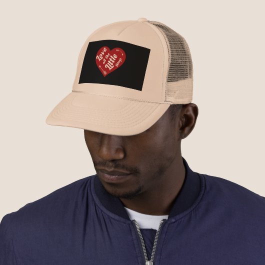 Liebe aller kleinen Dinge, die Design Truckerkappe (Beispiel)