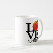 LIEBE Alpharetta Georgia 11oz Kaffeetasse (VorderseiteRechts)