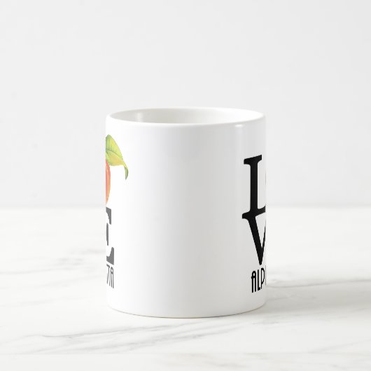 LIEBE Alpharetta Georgia 11oz Kaffeetasse (Mittel)