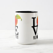 LIEBE Alpharetta Georgia 15oz Zweifarbige Tasse (Mittel)