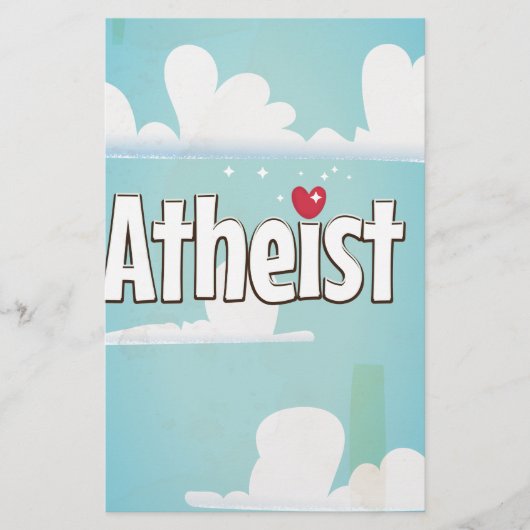 Liebe als Atheist Briefpapier (Vorderseite)
