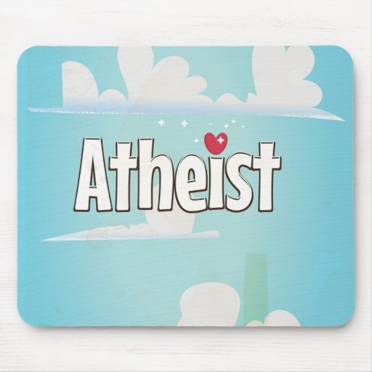 Liebe als Atheist Mousepad (Vorne)