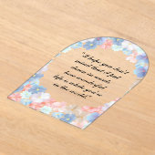 Liebe als Blume Acryleinladungen (Ablage )