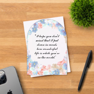 Liebe als Blume Acryleinladungen