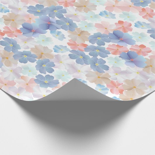 Liebe als Blume Geschenkpapier (Ecke)