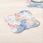 Liebe als Blume Untersetzer (angewinkelt)