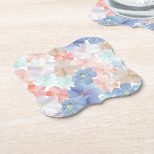 Liebe als Blume Untersetzer (angewinkelt)