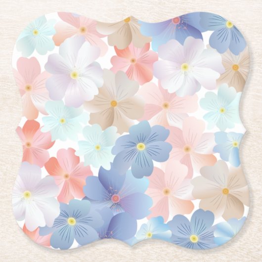 Liebe als Blume Untersetzer (Vorderseite)