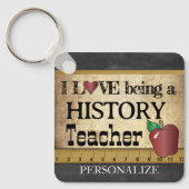 Liebe als Geschichtslehrer Schlüsselanhänger (Vorderseite)