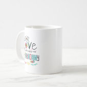 Liebe als Großmama-Shirt Kaffeetasse (Vorderseite Links)