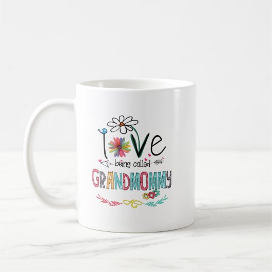 Liebe als Großmama-Shirt Kaffeetasse (Links)