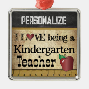 Liebe als Kindergartenlehrerin VINTAG Ornament Aus Metall