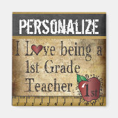 Liebe als Lehrer der 1. Klasse Magnet (Vorne)