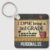 Liebe als Lehrer der dritten Klasse Schlüsselanhänger (Vorderseite)