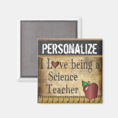 Liebe als Magnet für Naturwissenschaftslehrer (Vorderseite/Rückseite)