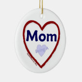 Liebe als Mama Keramik Ornament (Rechts)