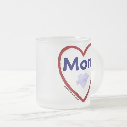 Liebe als Mama Mattglastasse (VorderseiteRechts)