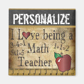 Liebe als Mathematiklehrer Magnet (Vorne)