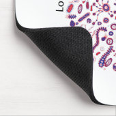 Liebe als Mikrobiologe Mousepad (Ecke)