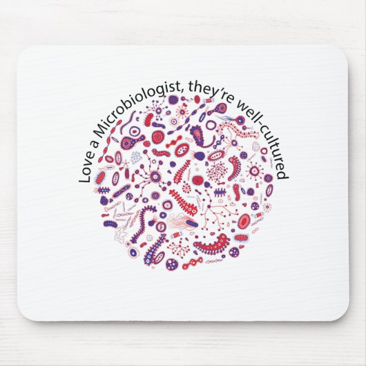 Liebe als Mikrobiologe Mousepad (Vorne)