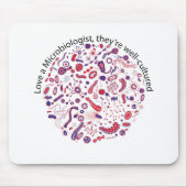 Liebe als Mikrobiologe Mousepad (Vorne)