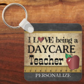 Liebe als Tageslehrer Schlüsselanhänger (Vorderseite)