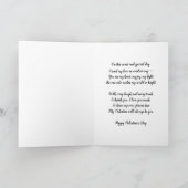 Liebe am Abstrakten Valentinstag Karte (Innenseite)