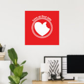 Liebe am Anfang Poster (Heimbüro)