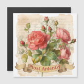 LIEBE - am argsten - Herr Darcy Magnetkarte (Vorne/Hinten)