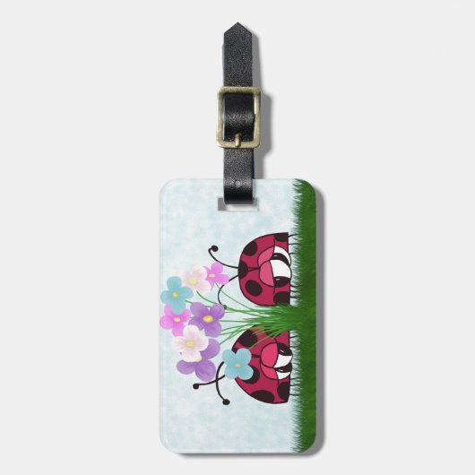 Liebe am ersten Anblick Gepäckanhänger (Vorderseite vertikal)