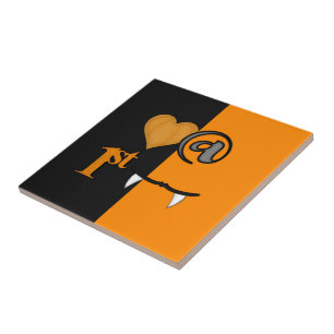 Liebe am ersten Biss Halloween Fliese