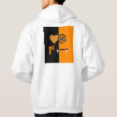 Liebe am ersten Biss Halloween Hoodie (Rückseite)