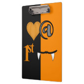 Liebe am ersten Biss Halloween Klemmbrett (Links)
