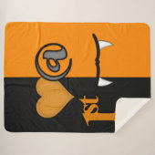 Liebe am ersten Biss Halloween Sherpadecke (Vorderseite (Horizontal))
