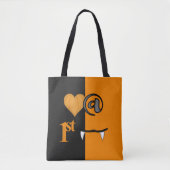 Liebe am ersten Biss Halloween Tasche (Vorderseite)